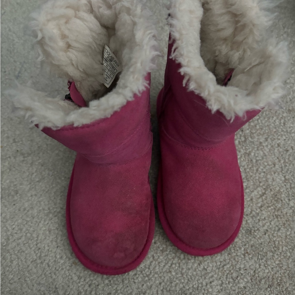 Toddler girl koolaburra  boots size 9